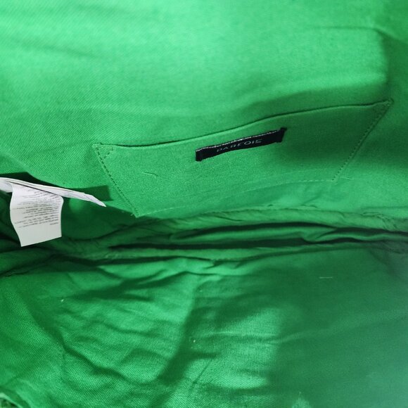 PARFOIS Green Jute Crocheted Crossbody Purse W/Antique Brass Chain Strap - Picture 11 of 13